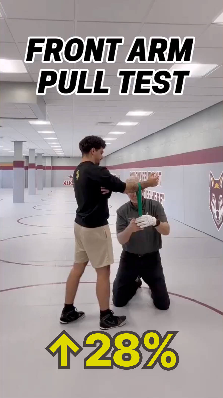 Cluffy wrestling test thumbnail: Front Arm Pull Test