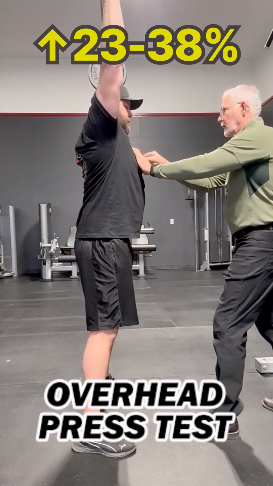 Cluffy strength test thumbnail: Overhead Press Test
