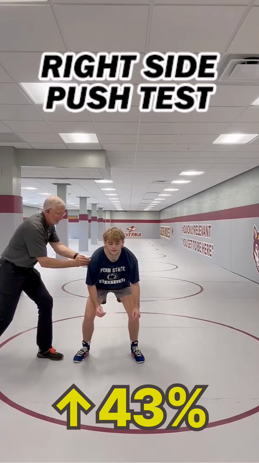 Cluffy wrestling test thumbnail: Right Side Push Test